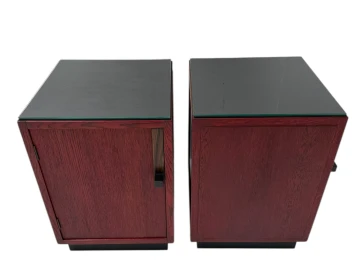 Two Art Deco Modernist Nightstands by A.H. Jansen for L.O.V. Oosterbeek, 1920s